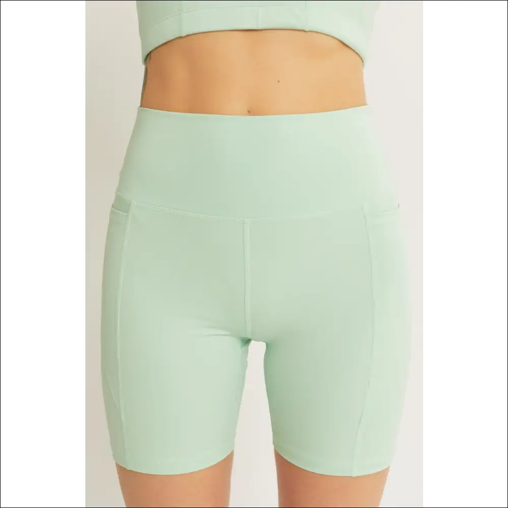 Love Tree High Waist Active Shorts - Trendy & Chic - on Sale Worldwide Shipping