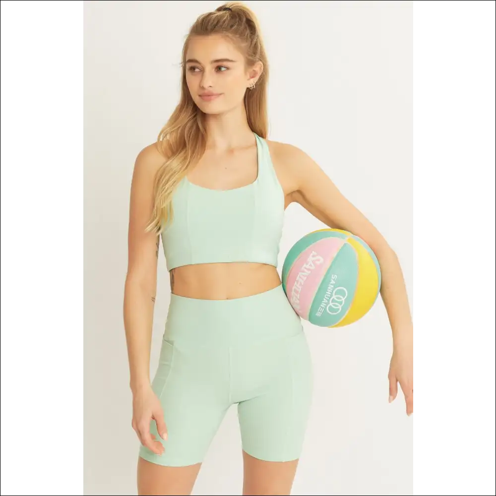 Love Tree High Waist Active Shorts - Trendy & Chic - on Sale Worldwide Shipping