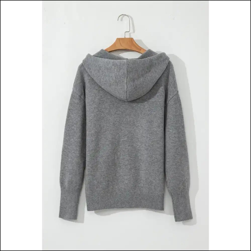 Medium Grey Hooded Cardigan: Finally a Sweater that Gets me 🤪 Needful Things - White / s - Cardigans on Sale Worldwide Shipping