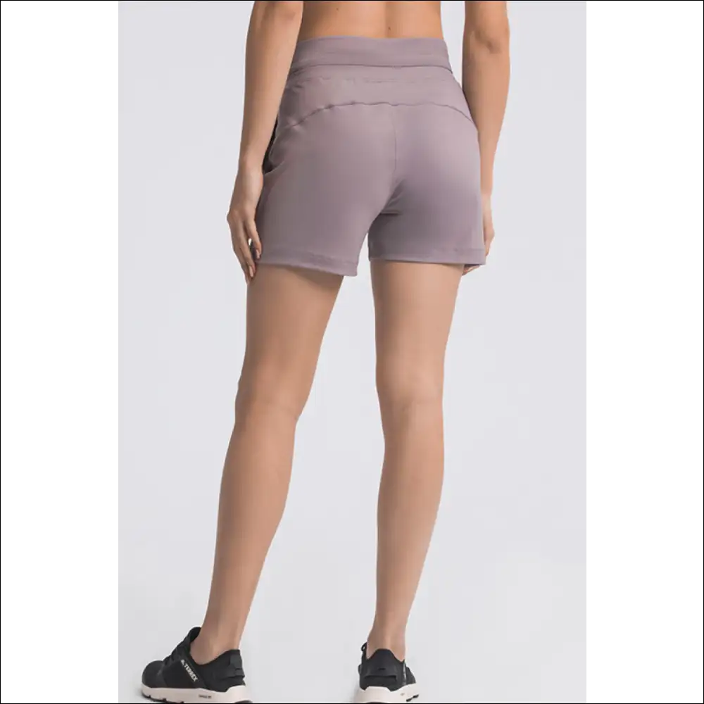 Millennia Waist Tie Active Shorts - on Sale Worldwide Shipping