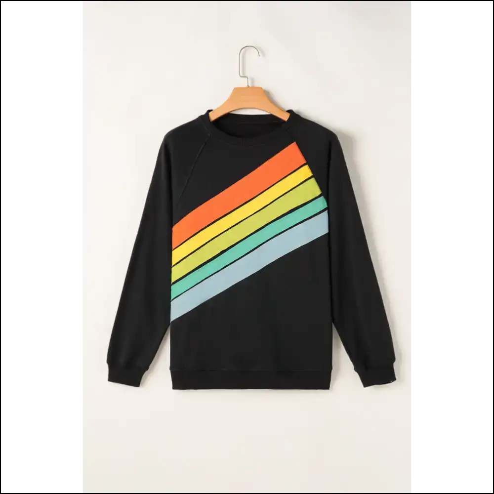 Mint Green Rainbow Vomit: Needful Things’ Cozy Hug 🌈 - Sweatshirts & Hoodies on Sale Worldwide Shipping