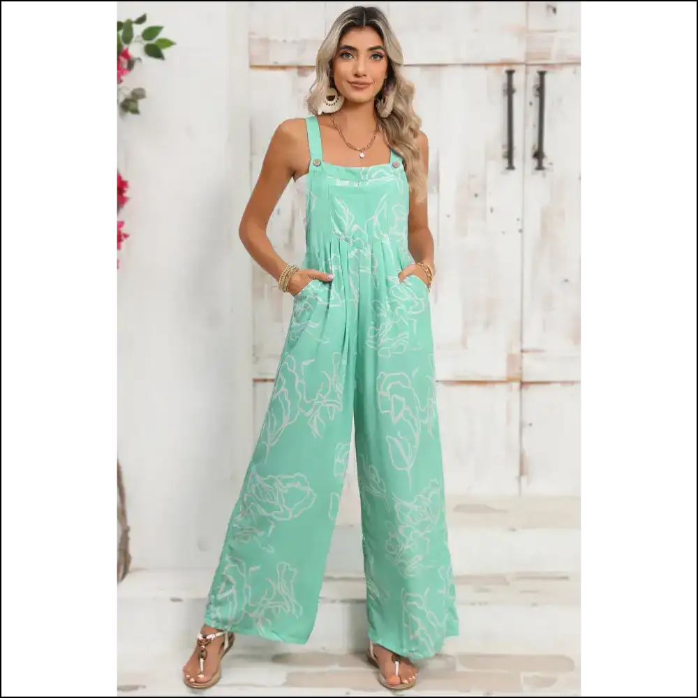 Moonlight Jade Abstract: Bib Overalls ๐ Needful Things Says Yaaas! - Jumpsuits & Rompers on Sale Worldwide Shipping