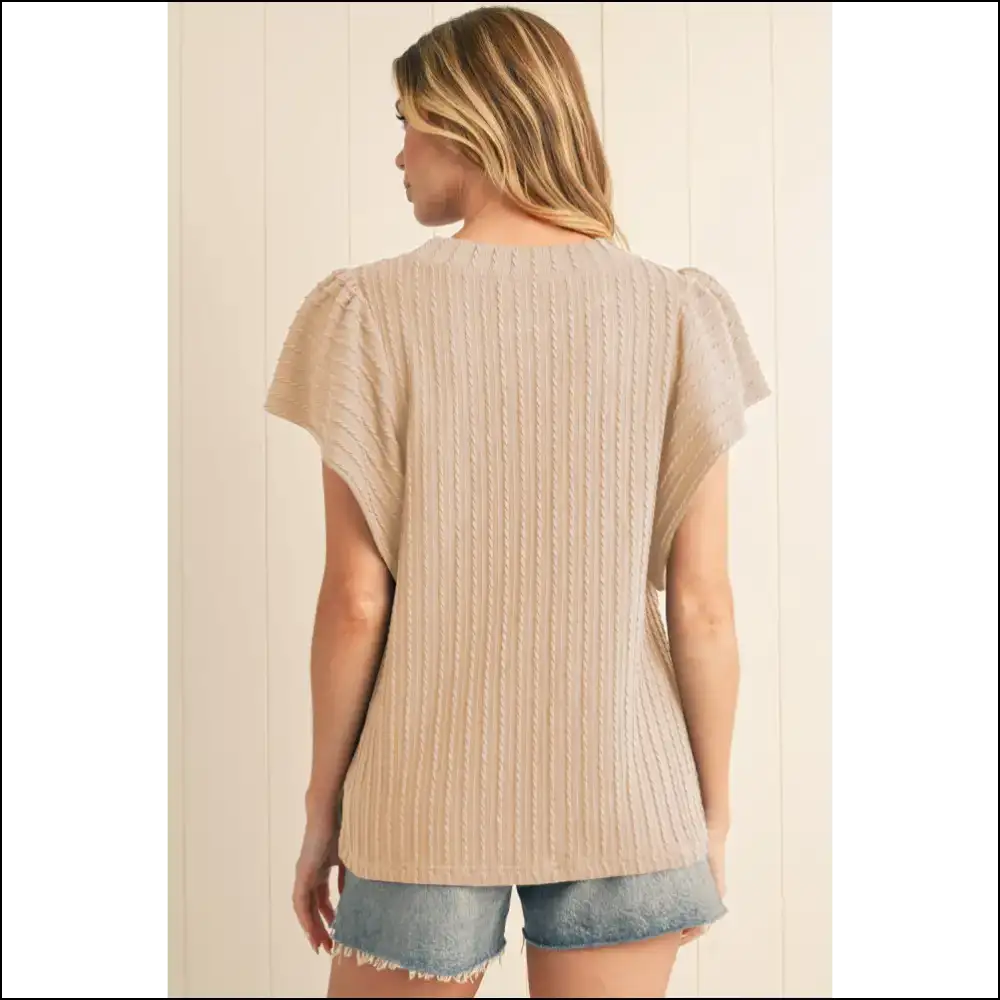 Moonlight Jade Ruffle Top Needful Things Wardrobe Savior - Blouses on Sale Worldwide Shipping