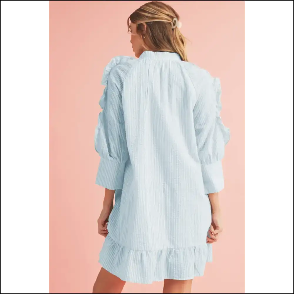Myosotis Seersucker: Dress so Cute Itβs Almost Illegal π - Short Dresses on Sale Worldwide Shipping