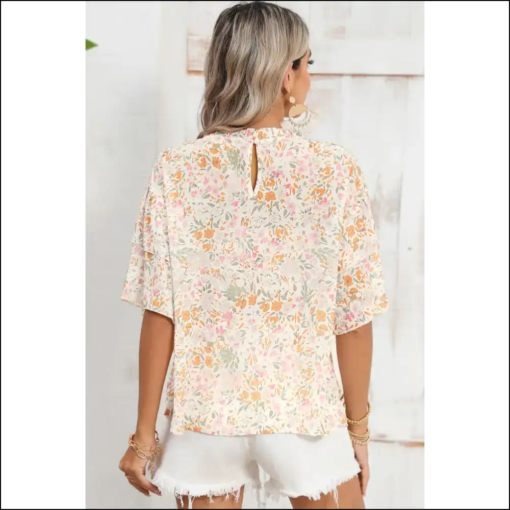 Needful Things: Batwing Blouse - Ditch the Couch Rock Floral Print 🌺 - Blouses on Sale Worldwide Shipping