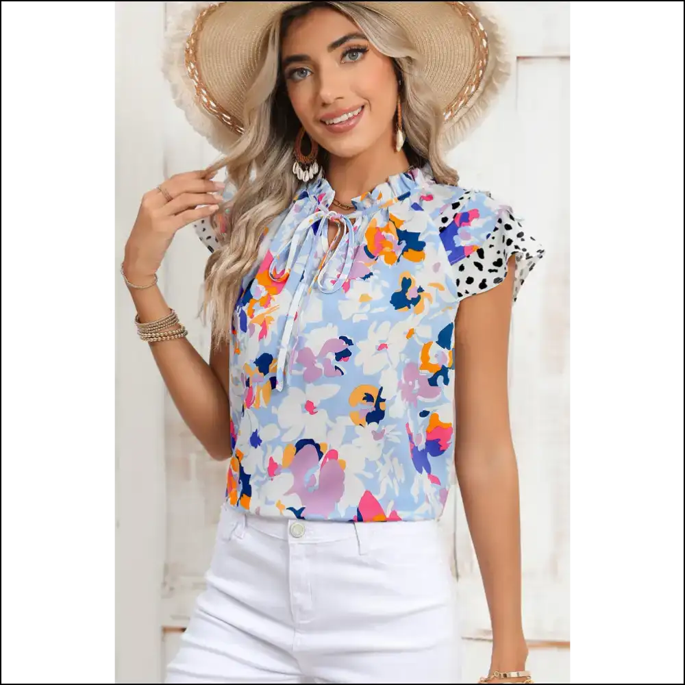 Needful Things: Black Floral Blouse β Prepare for Compliments! π€π - Blouses on Sale Worldwide Shipping