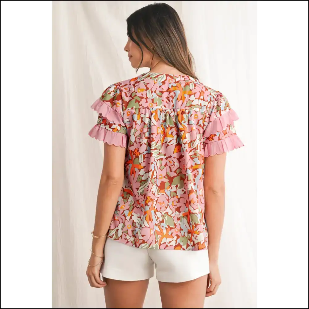 Needful Things: Boho Floral Blouse โ Ditch the Beige ๐ผ - Blouses on Sale Worldwide Shipping