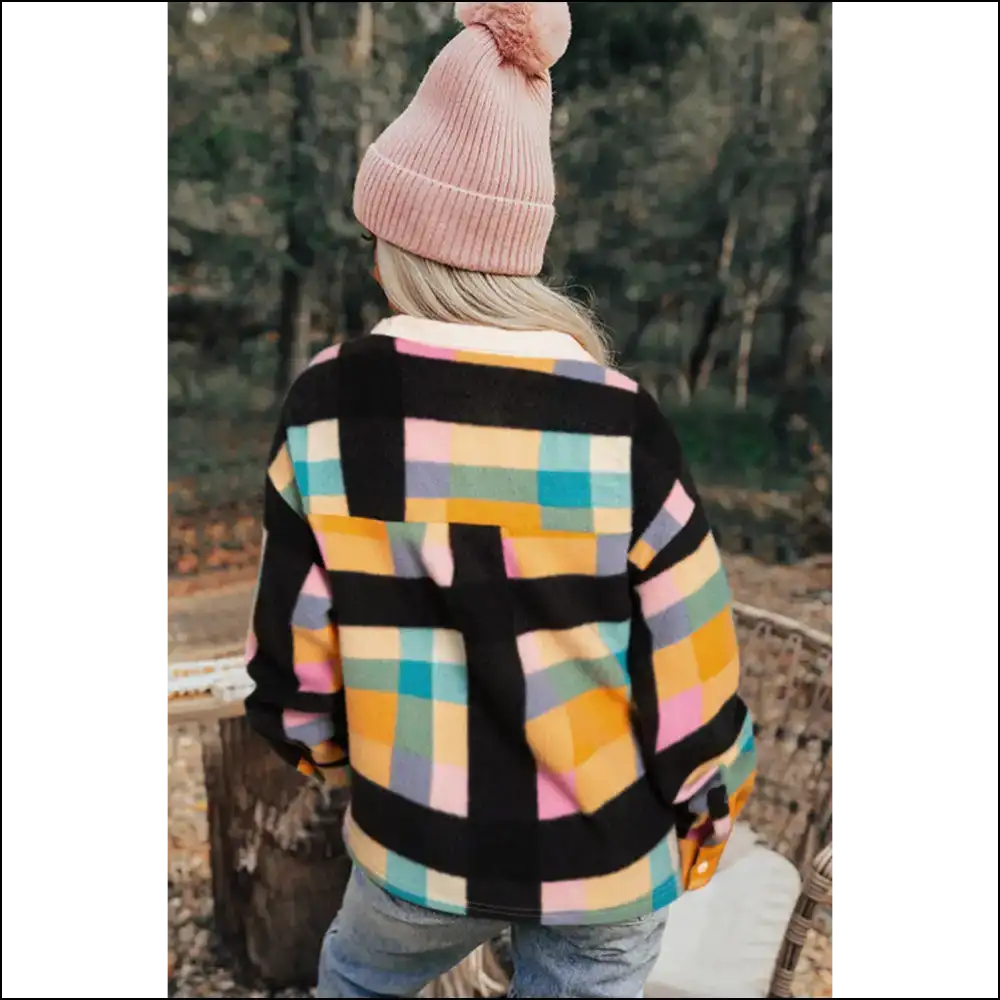 Needful Things: Chic Black Checkered Comfort! π€π - Sweatshirts & Hoodies on Sale Worldwide Shipping