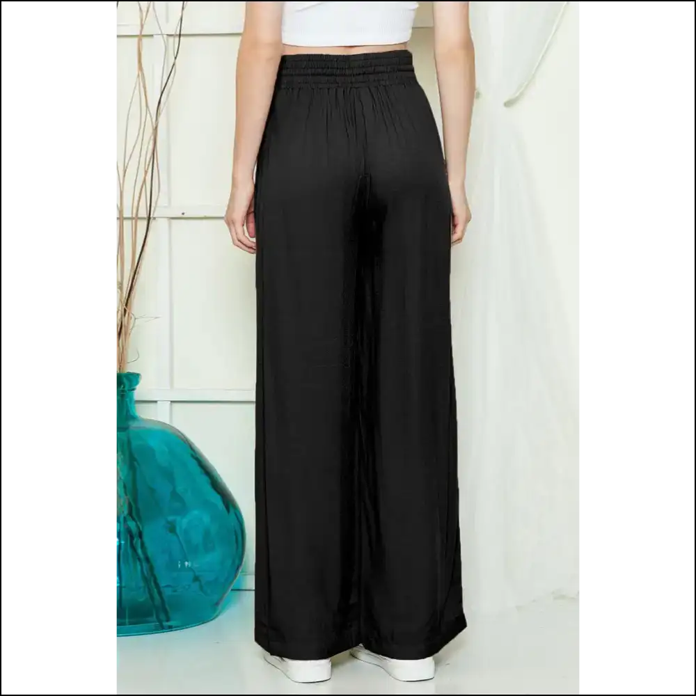Needful Things: Chic Black Wide Leg Pants - Because Adulting is Hard 🖤 - on Sale Worldwide Shipping