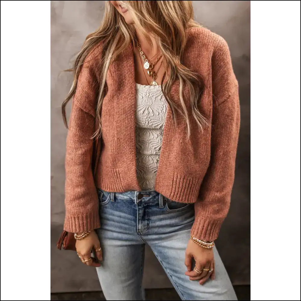 Needful Things: Chic Light French Beige Cardigan – Runway Ready! 😜 - s - Cardigans on Sale Worldwide Shipping
