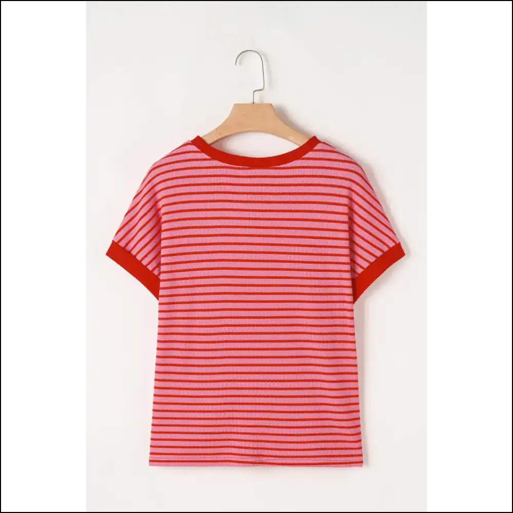 Needful Things: Chic Pink Stripe Tee - so Fetch π (or Die Trying) - t Shirts on Sale Worldwide Shipping