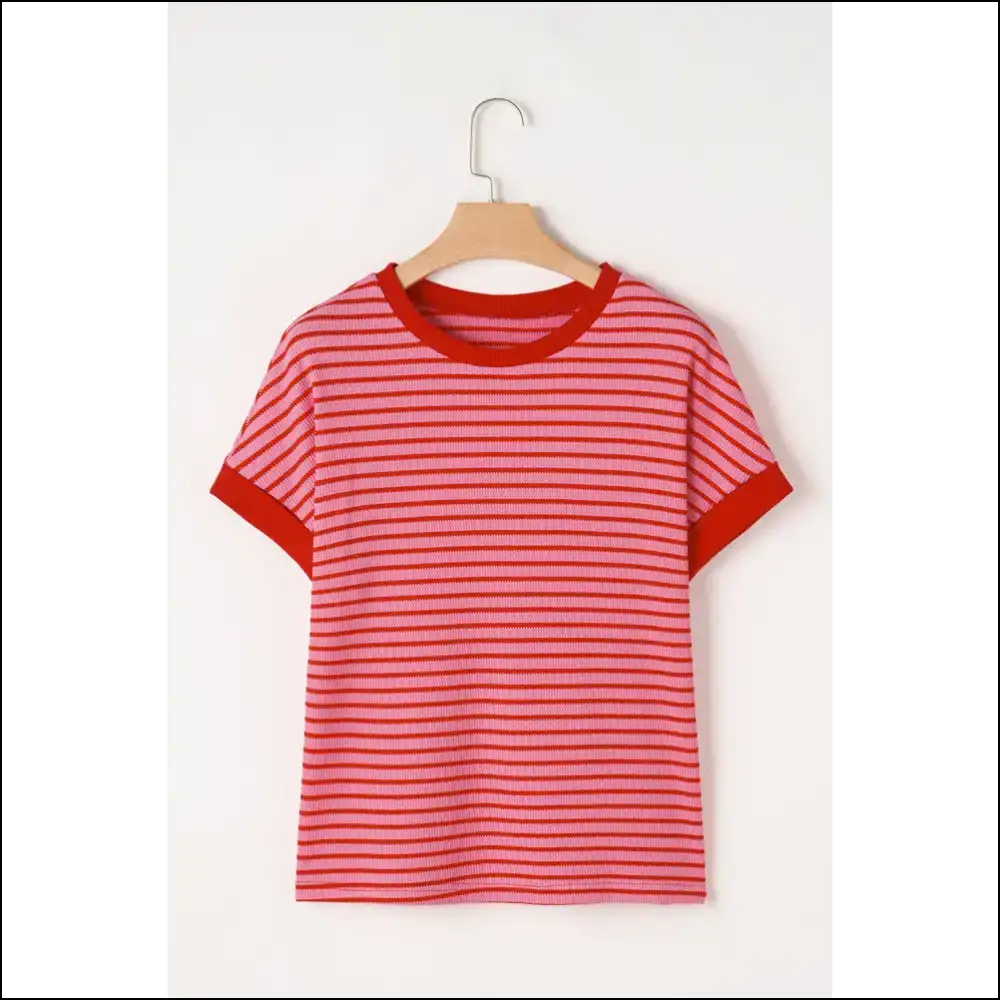 Needful Things: Chic Pink Stripe Tee - so Fetch π (or Die Trying) - t Shirts on Sale Worldwide Shipping