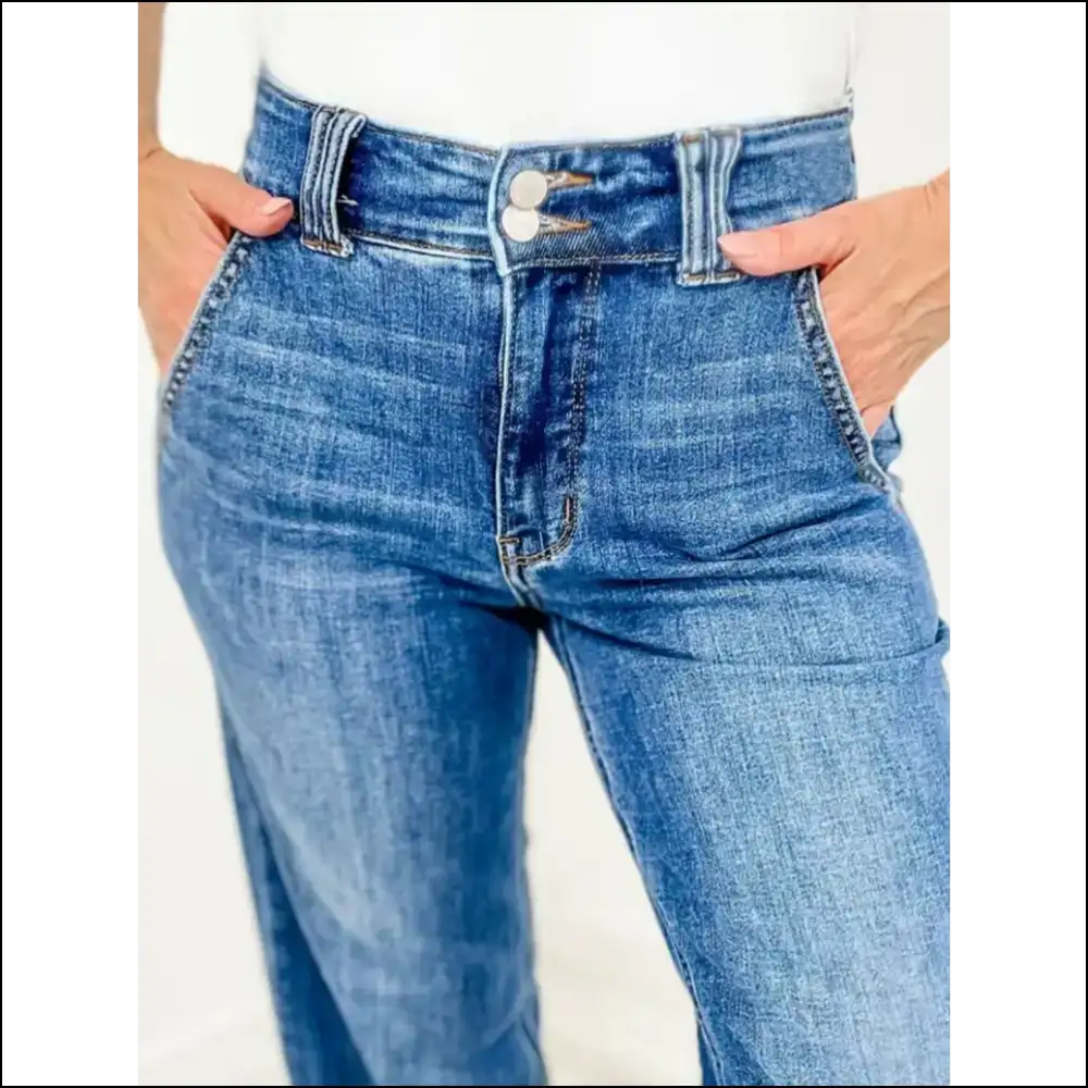 Needful Things Chic Washed Straight Leg Jeans: Because Pants Should Flatter! ππ - Jeans on Sale Worldwide Shipping