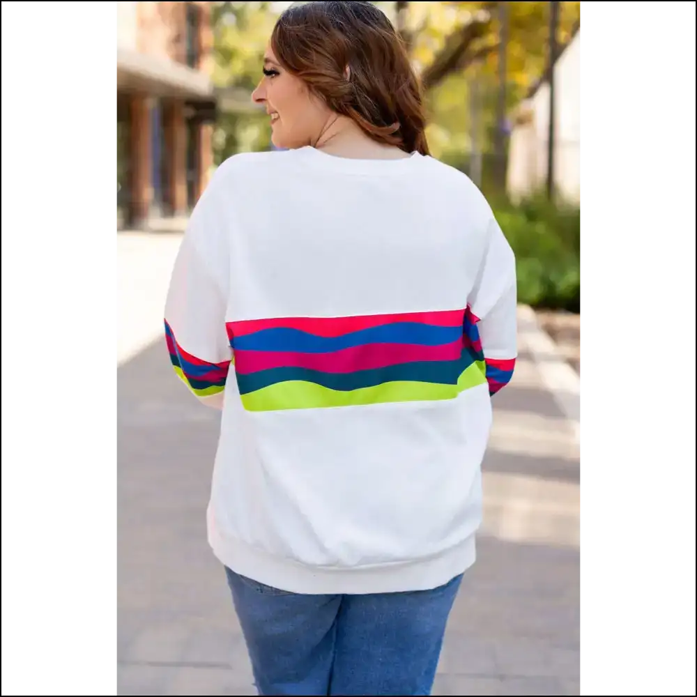 Needful Things: Colorful Stripe Plus Size Sweatshirt - Slay All Day π
- Tops on Sale Worldwide Shipping