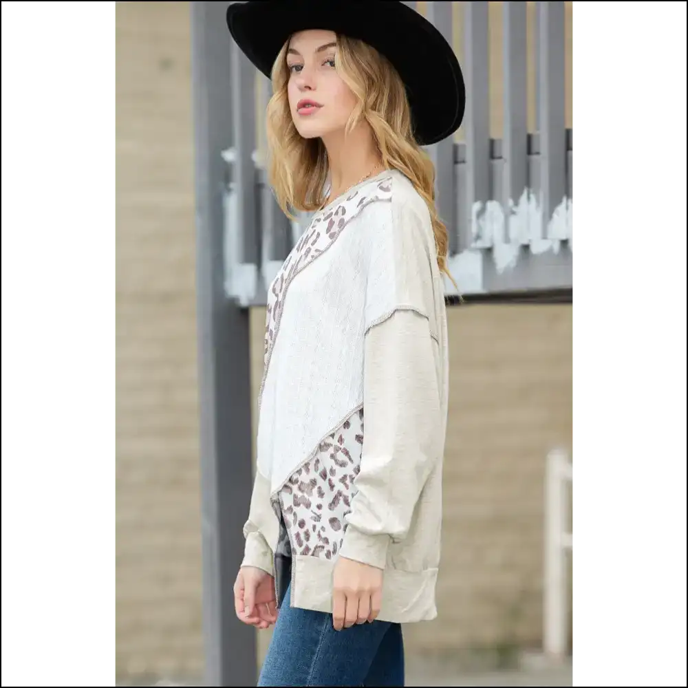🐆needful Things: Leopard Print Color Block? i Dare You!😜 - Sweatshirts & Hoodies on Sale Worldwide Shipping