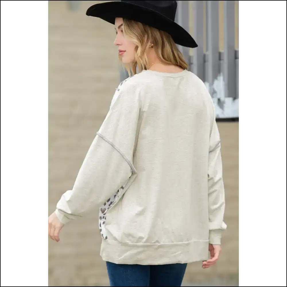 🐆needful Things: Leopard Print Color Block? i Dare You!😜 - Sweatshirts & Hoodies on Sale Worldwide Shipping