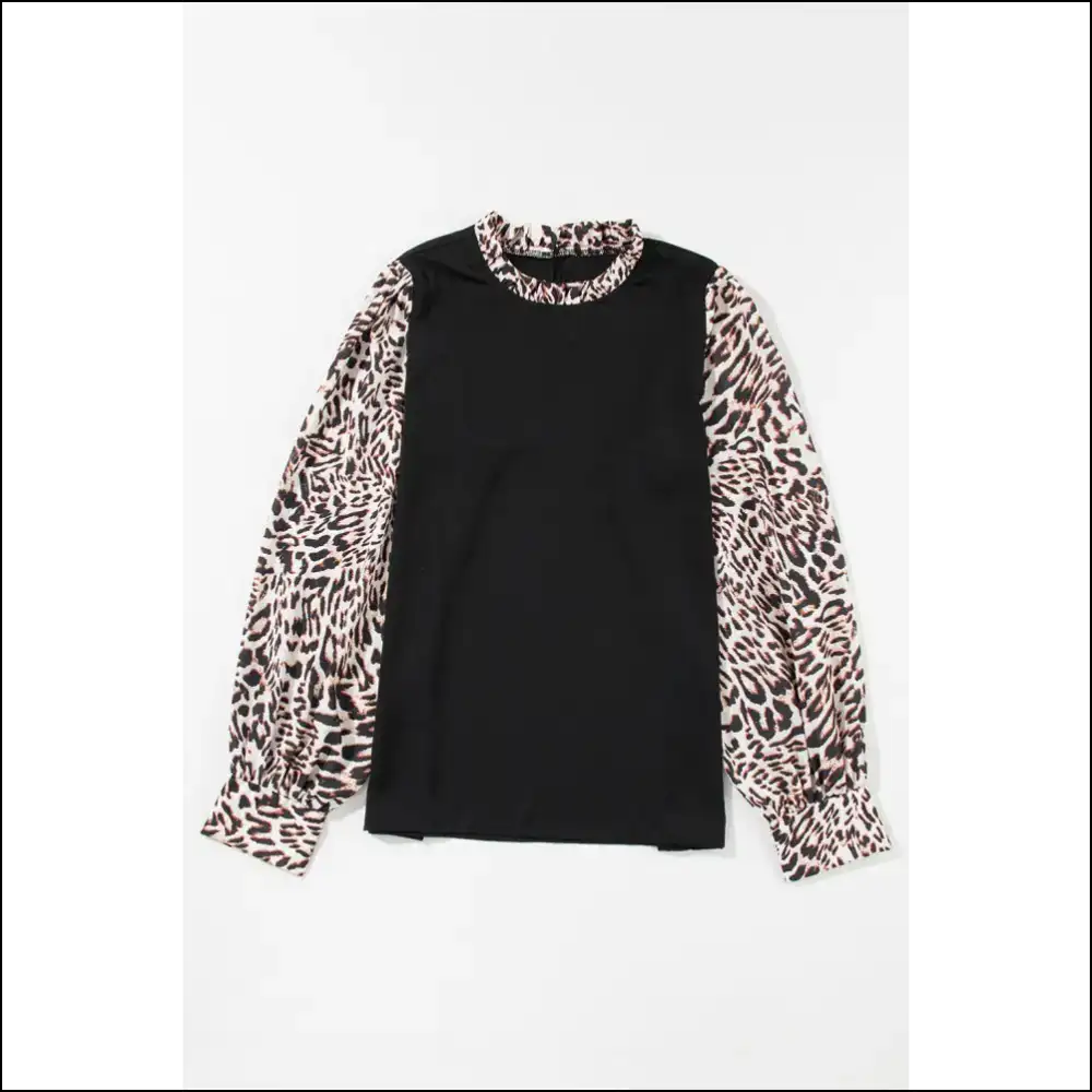 Needful Things: Leopard Print Lantern Sleeve Blouse - so Fierce it Roars! π - Blouses on Sale Worldwide Shipping