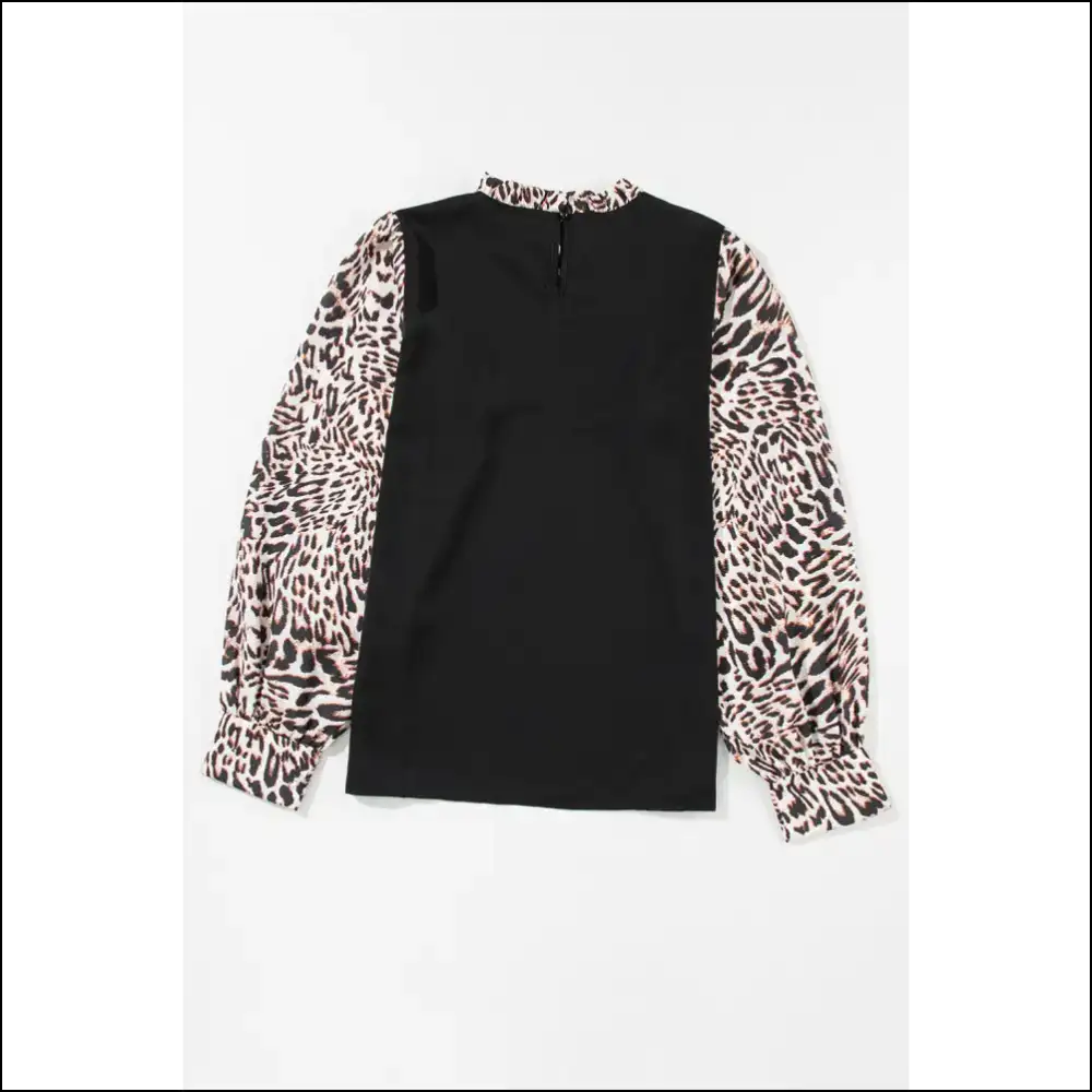 Needful Things: Leopard Print Lantern Sleeve Blouse - so Fierce it Roars! π - Blouses on Sale Worldwide Shipping