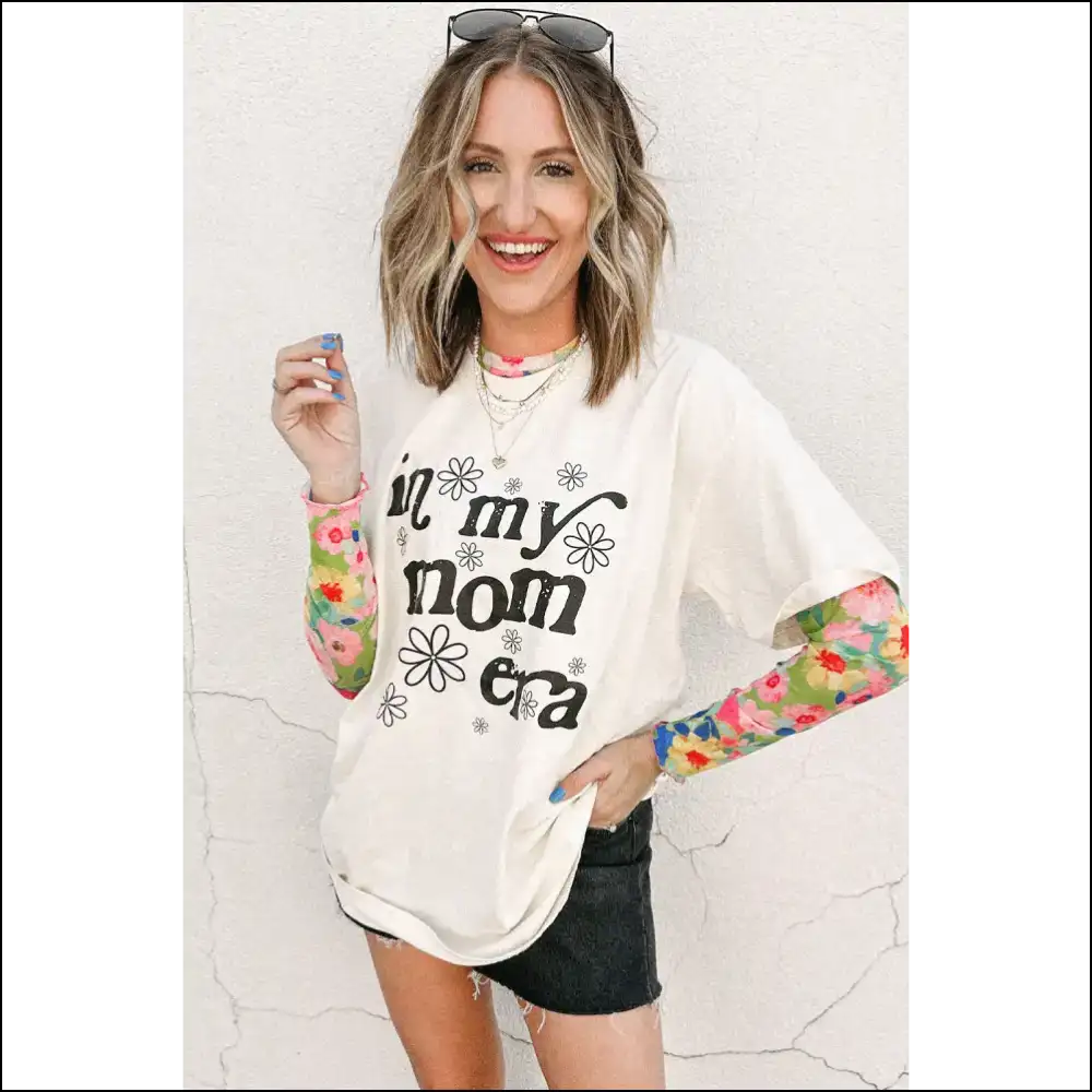 Needful Things: Mom Era Flower Tee - Finally Fashion that Understands! 🌸 - t Shirts on Sale Worldwide Shipping
