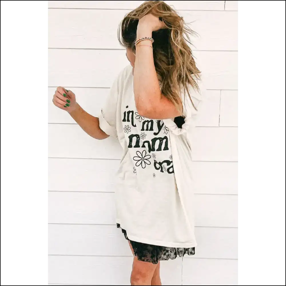 Needful Things: Mom Era Flower Tee - Finally Fashion that Understands! 🌸 - t Shirts on Sale Worldwide Shipping