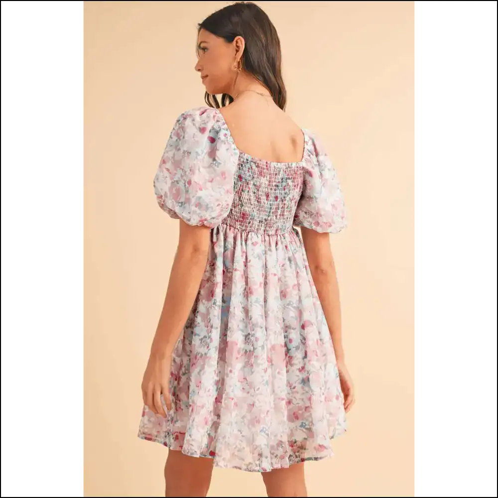 Needful Things: Pink Floral Disaster (but Make it Fashion) 🌸 - Short Dresses on Sale Worldwide Shipping