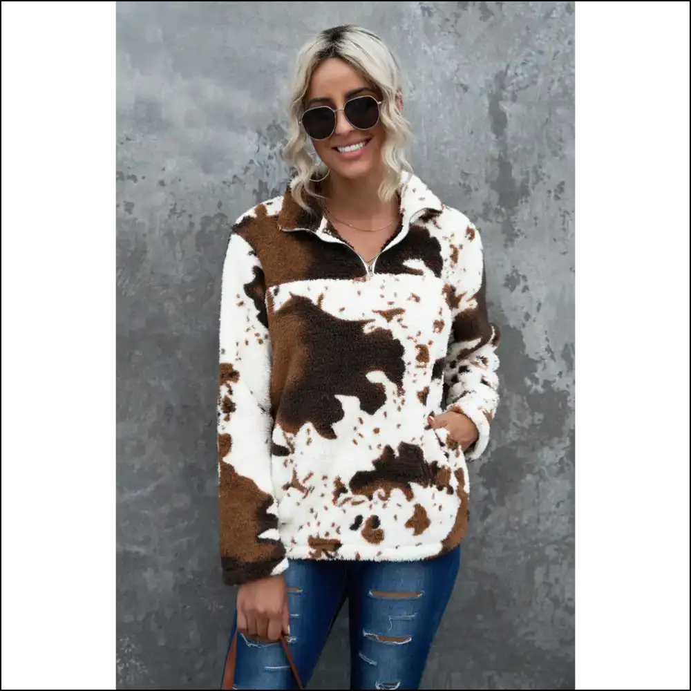 Needful Things: White Animal Print? Gorgeous! - Sweatshirts & Hoodies on Sale Worldwide Shipping