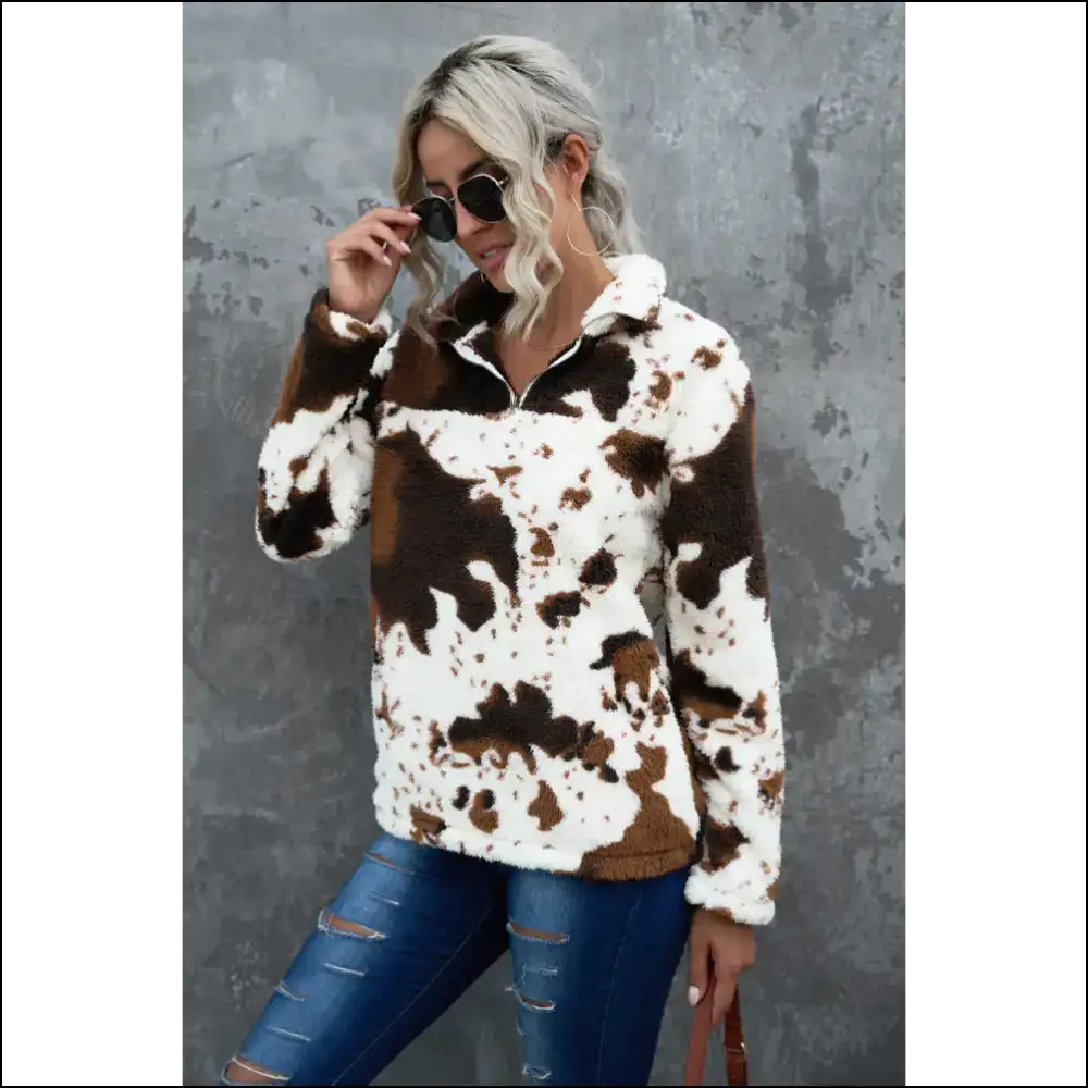 Needful Things: White Animal Print? Gorgeous! - Sweatshirts & Hoodies on Sale Worldwide Shipping