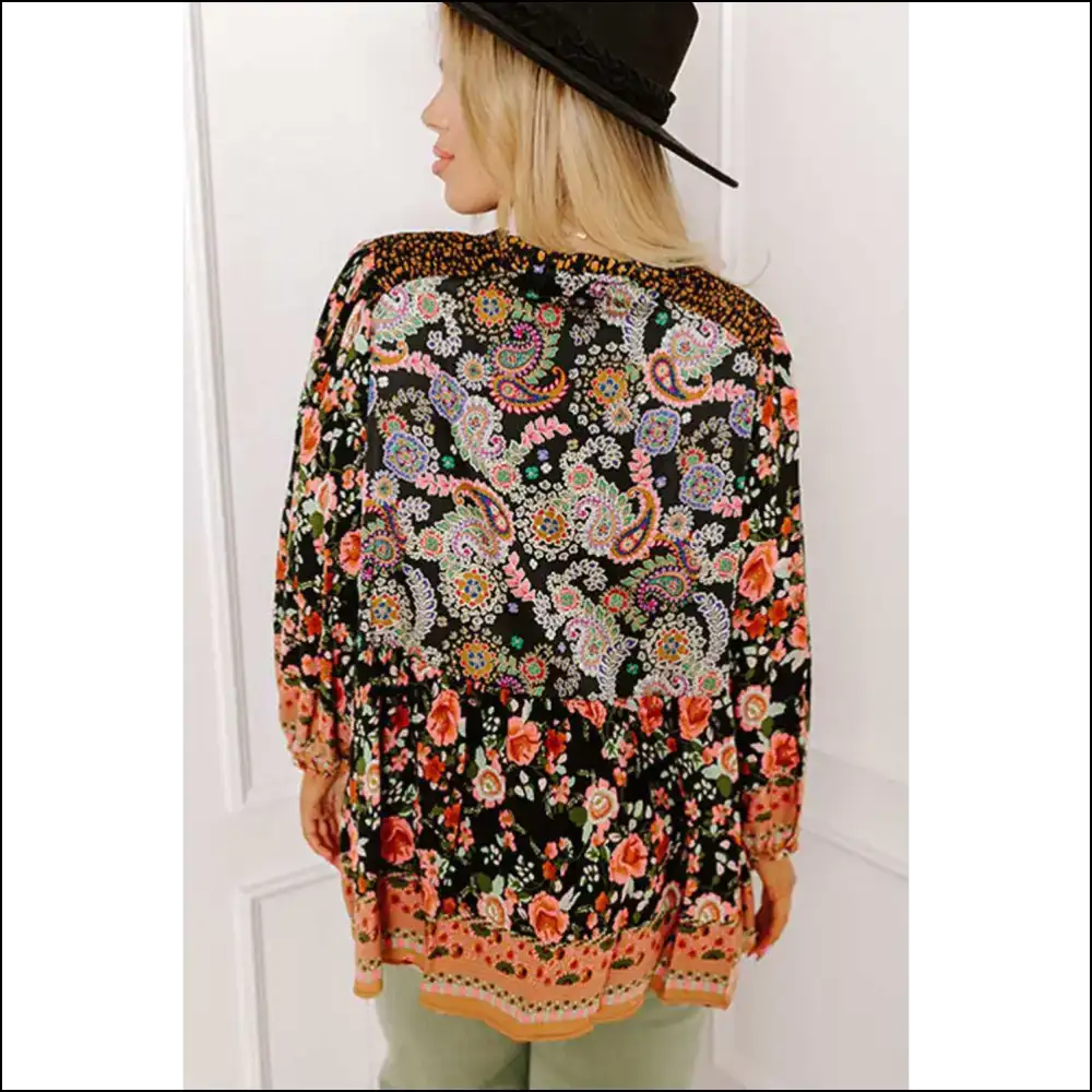 Paisley Power: from Needful Things Size Print Perfection! ๐ - Plus Tops on Sale Worldwide Shipping