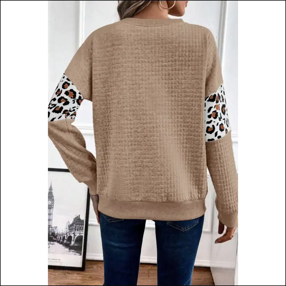 Parchment Leopard Quilted: so Comfy it Roars! π Needful Things - Sweatshirts & Hoodies on Sale Worldwide Shipping