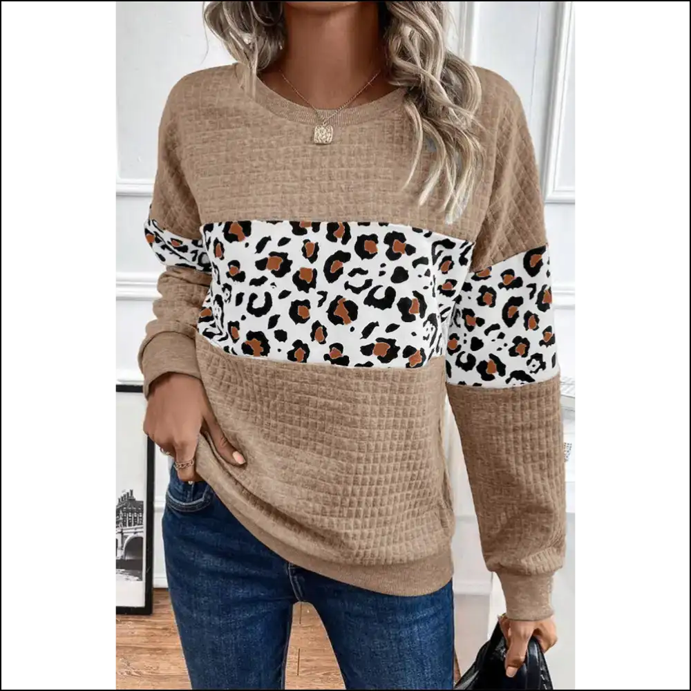 Parchment Leopard Quilted: so Comfy it Roars! π Needful Things - Sweatshirts & Hoodies on Sale Worldwide Shipping