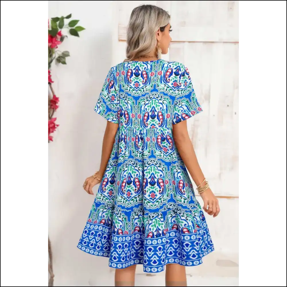 Pink Bohemian Tie Dress: Unleash your Inner Hot Mess Goddess! Needful Things π - Short Dresses on Sale Worldwide Shipping