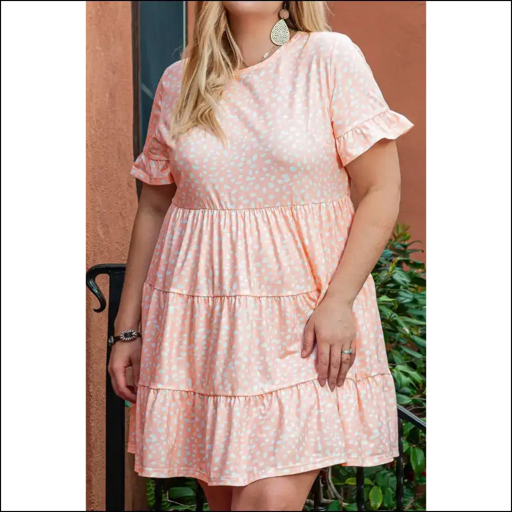 Pink Leopard Print Dress: Roar-some and Ready for Trouble! ππ Needful Things - 1x - Plus Size Dresses on Sale Worldwide Shipping