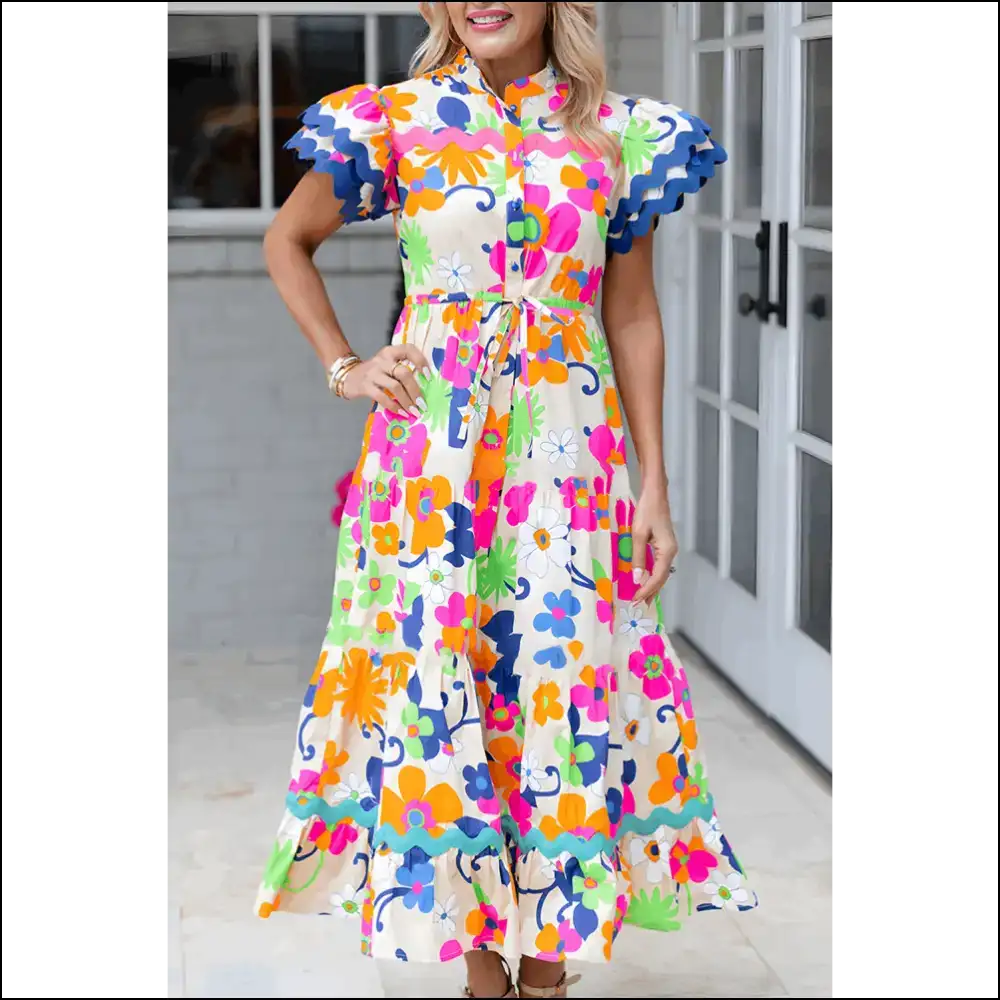 Pink Maxi Dress: Twirl Into Trouble with Needful Things ๐ - s - Dresses on Sale Worldwide Shipping