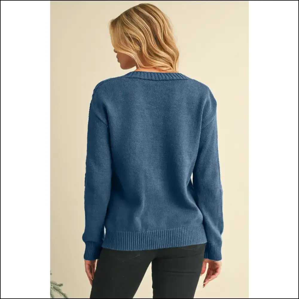 Real Teal Hollow Knit: Cardigan so Comfy Itβs Basically a Hug π Needful Things - Black / s - Cardigans on Sale Worldwide Shipping