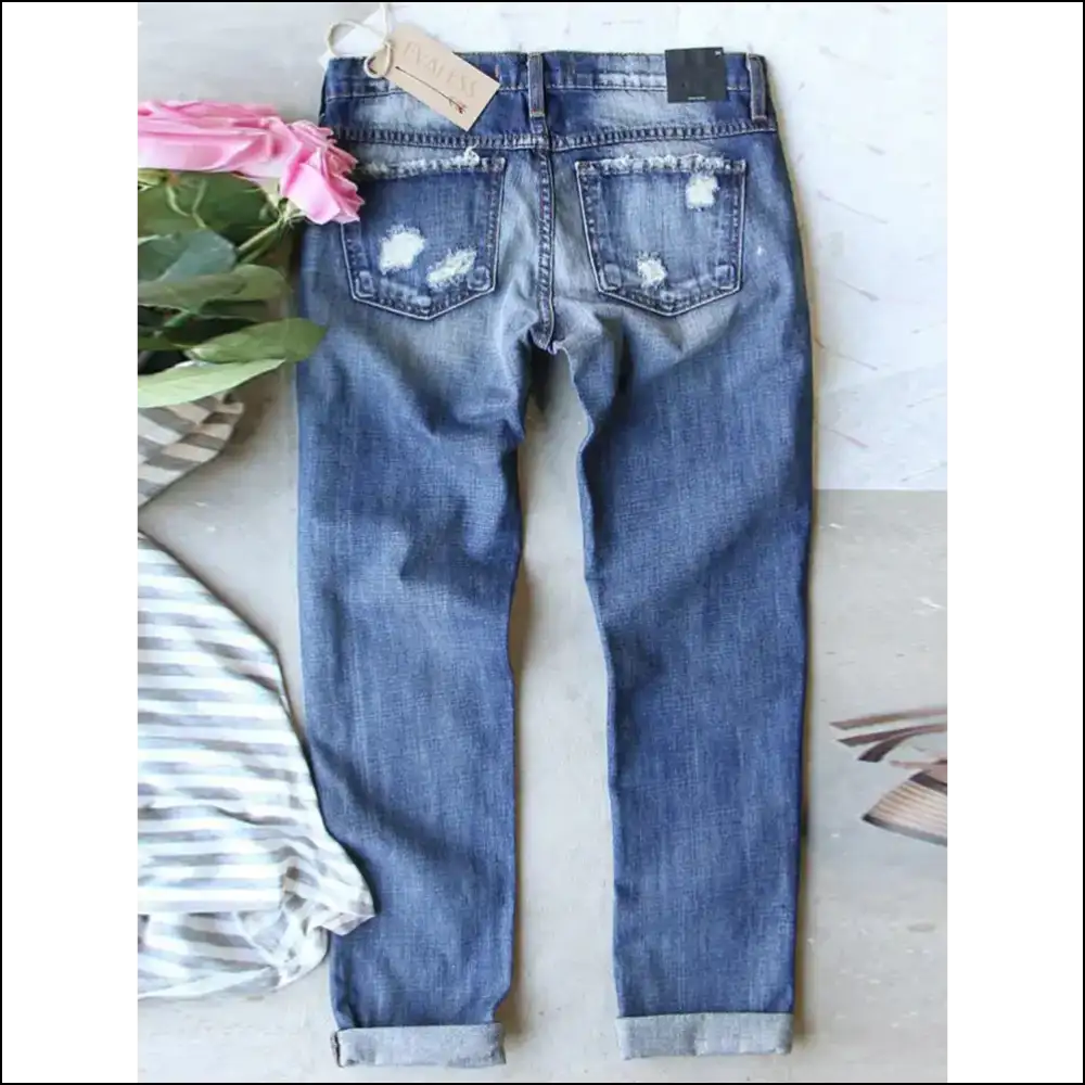 Rebel in Style: Needful Things Distressed Chic Straight Jeans ππ₯ - on Sale Worldwide Shipping