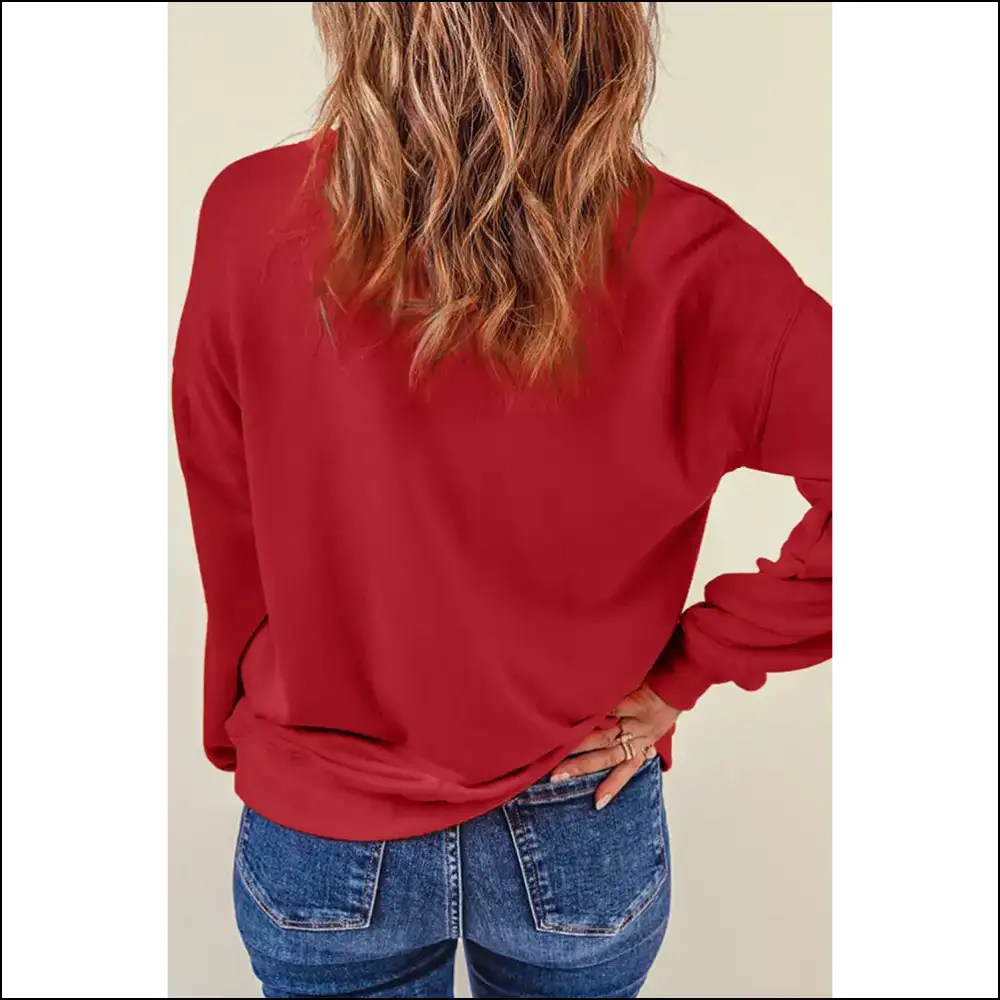 Red Heart Shaped Glitter Sweatshirt: i this ๐ Needful Things - Graphic Sweatshirts & Hoodies on Sale Worldwide Shipping