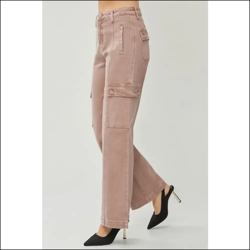 Rise Wide Leg Cargo Jeans: for when your Style Needs a Parachute! ๐ - Jeans on Sale Worldwide Shipping