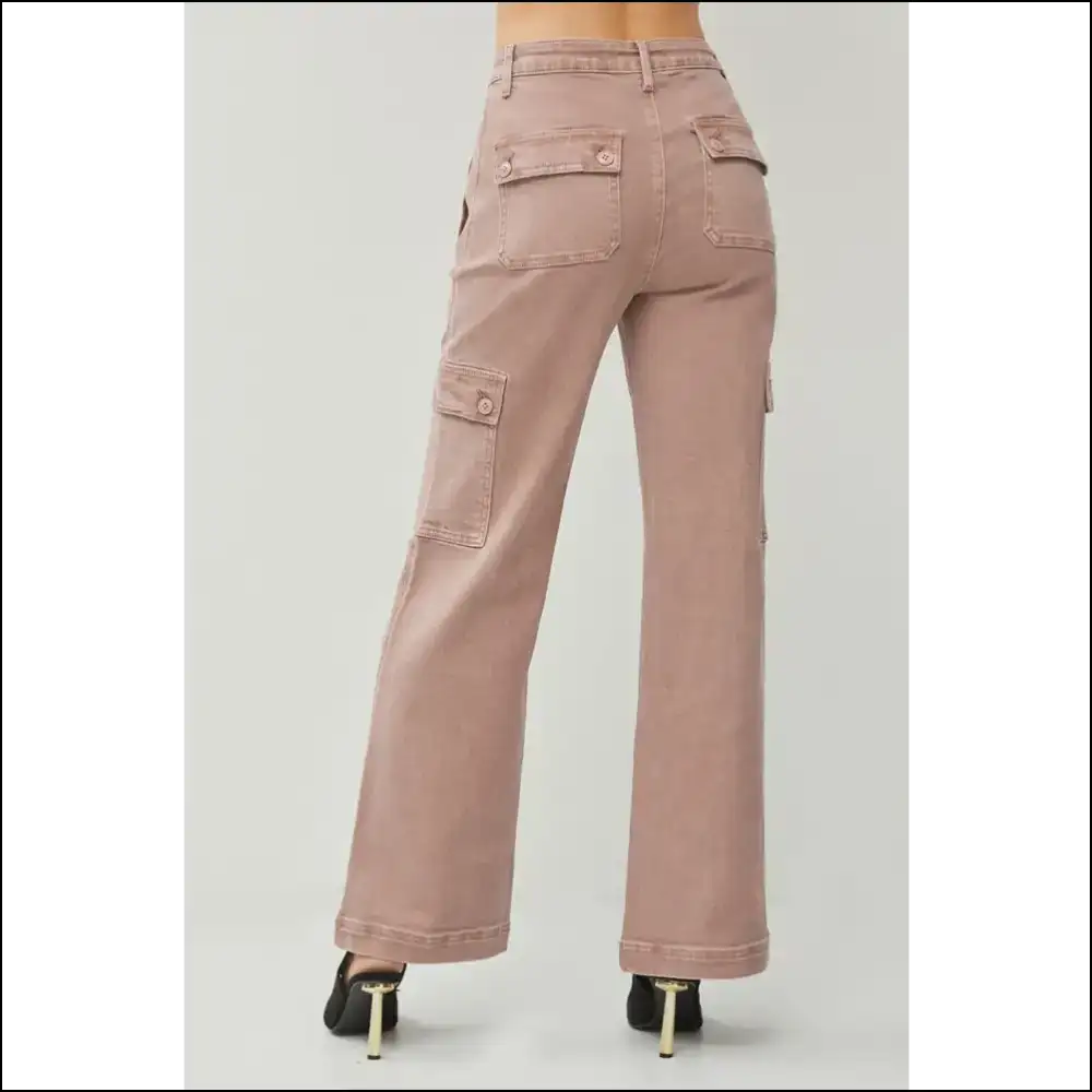 Rise Wide Leg Cargo Jeans: for when your Style Needs a Parachute! ๐ - Jeans on Sale Worldwide Shipping