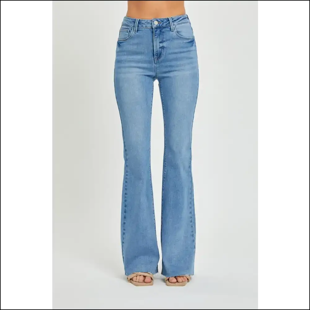 Risen High Rise: Raw Cut Hem Jeans to Make your Ex Jealous! ππβ¨ - on Sale Worldwide Shipping