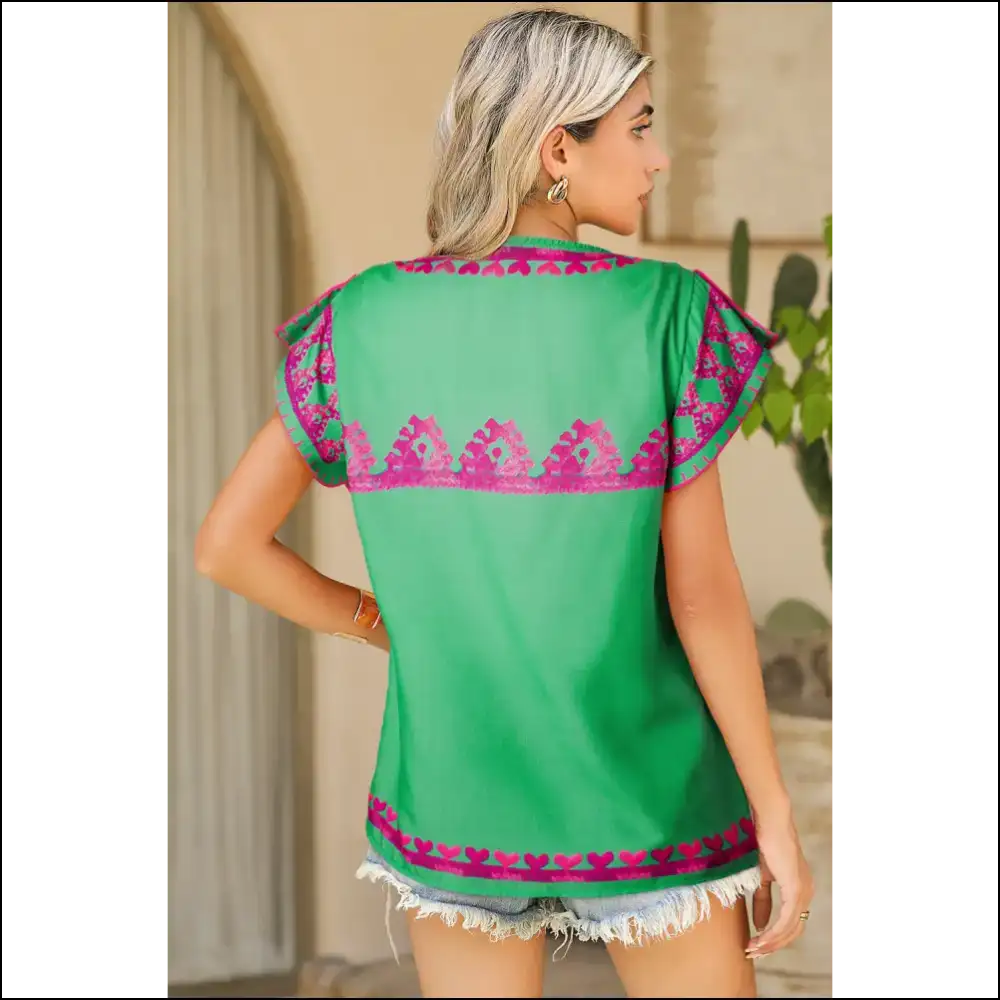 Rose Boho Abstract: so Fetch it Hurts (good) 🌹 Needful Things - Blouses on Sale Worldwide Shipping