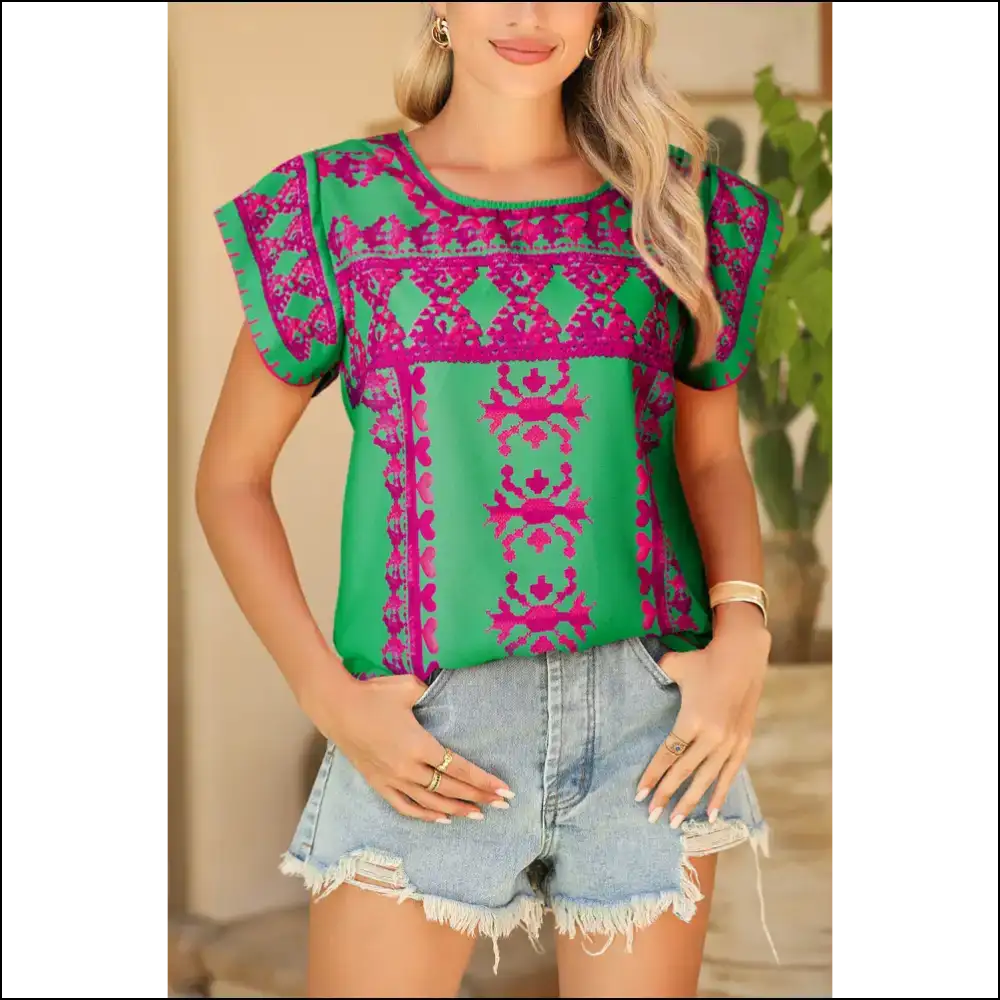 Rose Boho Abstract: so Fetch it Hurts (good) 🌹 Needful Things - s - Blouses on Sale Worldwide Shipping