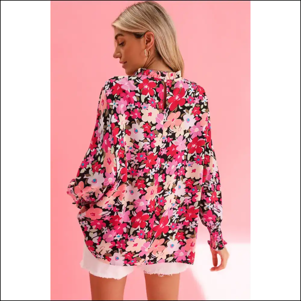 Rose Floral Print: from Frumpy to Fab with Needful Things! 🌹🌸 - Blouses on Sale Worldwide Shipping