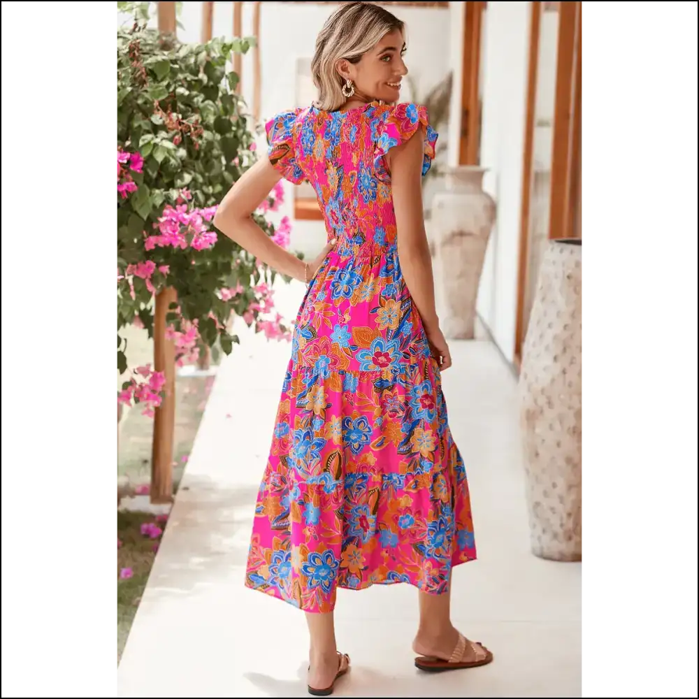 Rose Red Boho Dress: Needful Things for when you Feel Good πΉπ - Maxi Dresses on Sale Worldwide Shipping