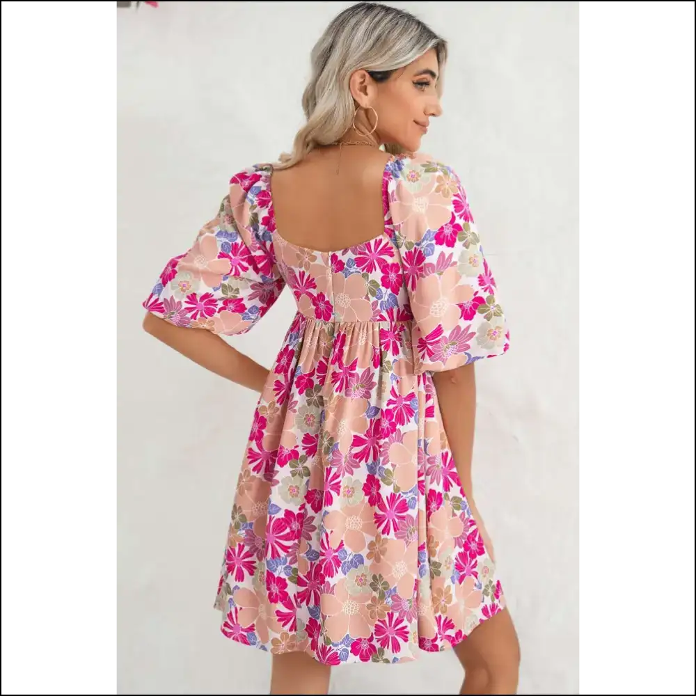 Rose Summer Floral Dress: Slay not just Looks 🌹 Needful Things - Short Dresses on Sale Worldwide Shipping