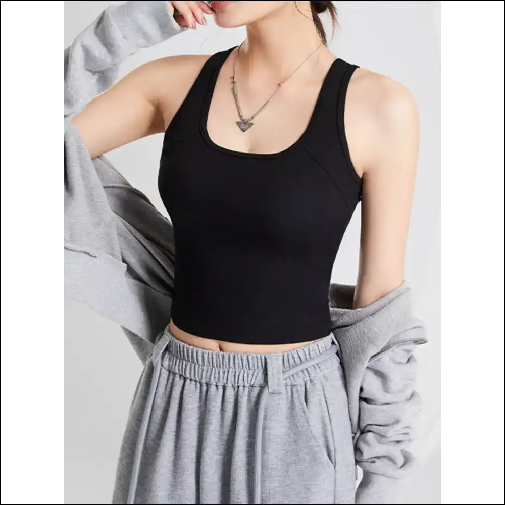 Scoop your Way to Wow with Needful Things’ Crisscross Cove! 😍✨ - Tank Tops on Sale Worldwide Shipping