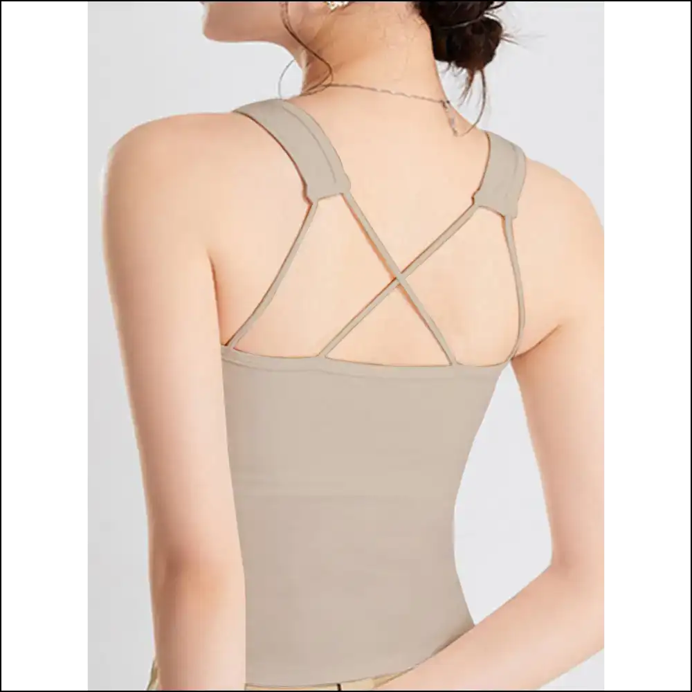 Scoop your Way to Wow with Needful Things’ Crisscross Cove! 😍✨ - Tank Tops on Sale Worldwide Shipping