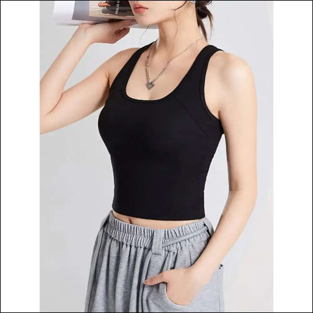 Scoop your Way to Wow with Needful Things’ Crisscross Cove! 😍✨ - Tank Tops on Sale Worldwide Shipping
