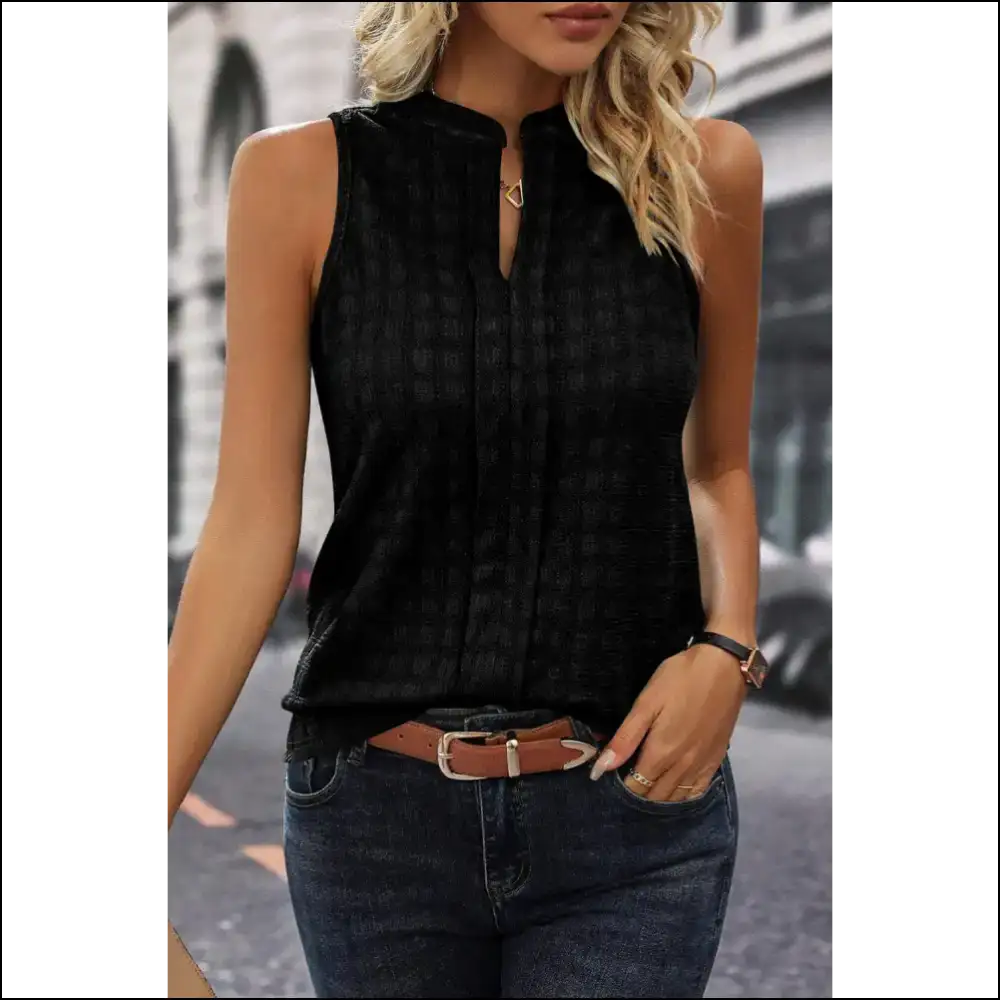 Sea Green Sleeveless Shirt: Finally i Feel Worthy! π Needful Things - Black / s - Shirts Tank Tops on Sale Worldwide Shipping