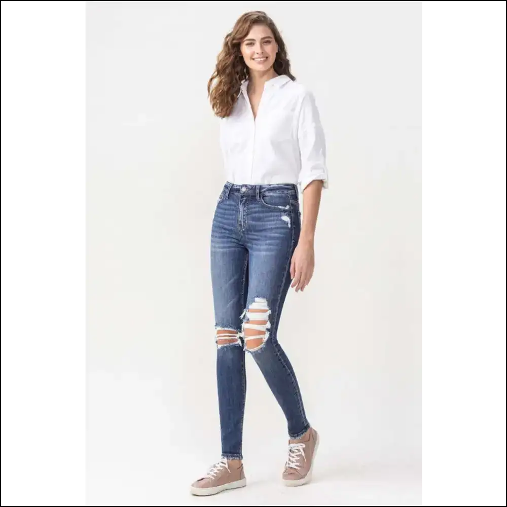 Transform your Outfit with Lovervet Hayden High Rise Skinny Jeans β Denim Euphoria! ππ - on Sale Worldwide Shipping