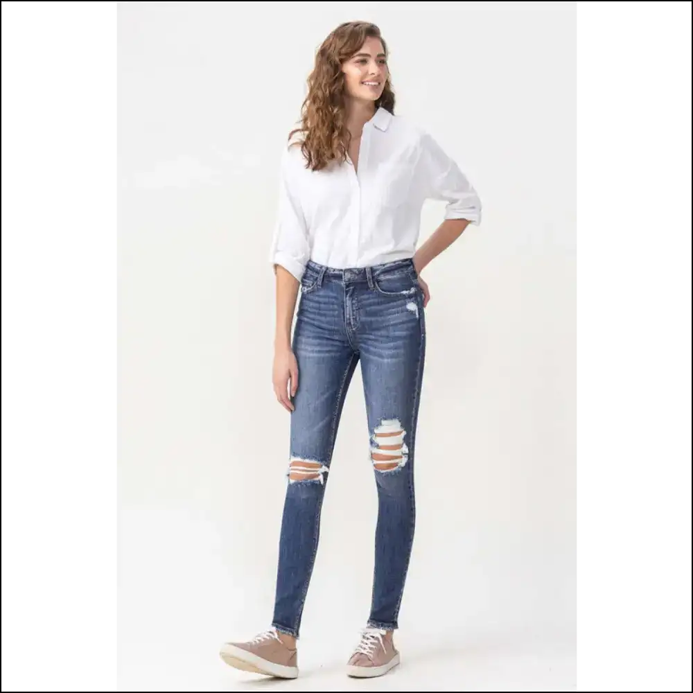 Transform your Outfit with Lovervet Hayden High Rise Skinny Jeans β Denim Euphoria! ππ - on Sale Worldwide Shipping